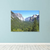 Inspiration Point in Yosemite National Park Canvas Afdruk (Insitu (Houten vloer))