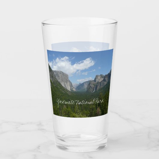 Inspiration Point in Yosemite National Park Glas (Voorkant)