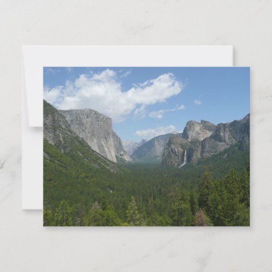 Inspiration Point in Yosemite National Park Kaart (Voorkant)