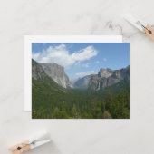 Inspiration Point in Yosemite National Park Kaart (Voorkant / Achterkant in situ)