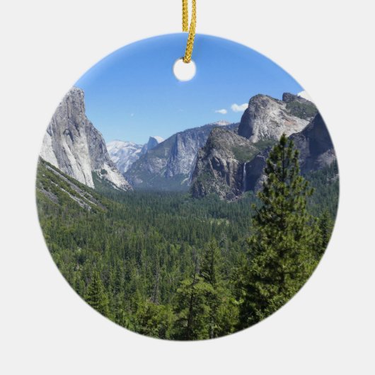 Inspiration Point in Yosemite National Park Keramisch Ornament (Voorkant)
