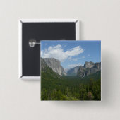 Inspiration Point in Yosemite National Park Vierkante Button 5,1 Cm (Voorkant /achterkant)