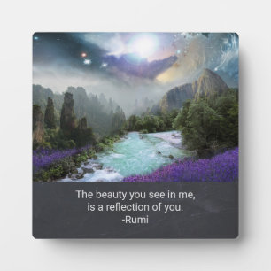 Inspiration Quotation on Beauty uit Rumi Fotoplaat