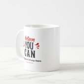 Inspiration Quote Believe you can Koffiemok (Voorkant links)