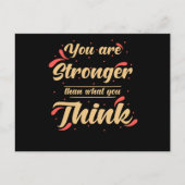 Inspiration Quote Self-value Briefkaart (Voorkant)