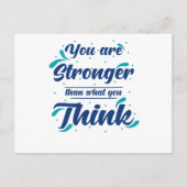 Inspiration Quote Self-value Briefkaart (Voorkant)