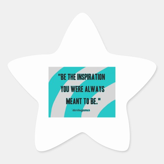 Inspiration Star Sticker (Voorkant)