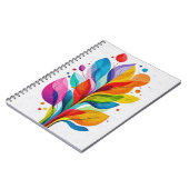 Inspirational Abstract Colorful Tree Painting Notitieboek (Linkerzijde)