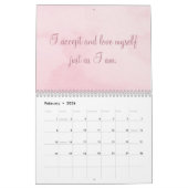 Inspirational Affirmations Quotes Watercolor 2026 Kalender (Feb 2026)