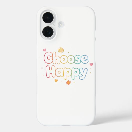 Inspirational and Cheerful Positive Message Case-Mate iPhone Case (Achterkant)
