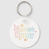 Inspirational and Cheerful Positive Message Sleutelhanger (Voorkant)