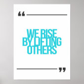 Inspirational and motivational quotes poster (Voorkant)