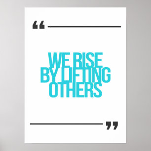 Inspirational and motivational quotes poster