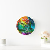 Inspirational Be Kind, Good, Strong, Happy Clock Ronde Klok (Huis)