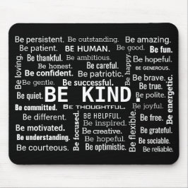 Inspirational BE KIND Word Cloud Muismat