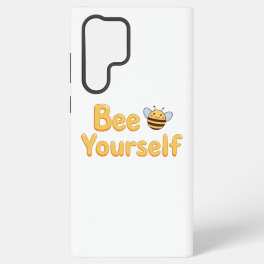 Inspirational "Be Yourself" Positive Message Samsung Galaxy Hoesje (Achterkant)