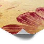 Inspirational Beige Pink Gita Dharma Victory  Poster (Hoek)