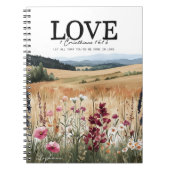 Inspirational Bible Verse 1 Corinthians 16:14 Notitieboek (Voorkant)