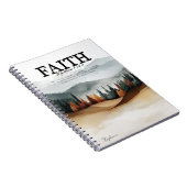 Inspirational Bible Verse Matthew 17:20 Notitieboek (Rechterzijde)