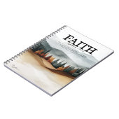 Inspirational Bible Verse Matthew 17:20 Notitieboek (Linkerzijde)