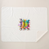 Inspirational blanket sherpa deken (Voorkant (horizontaal))