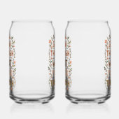 Inspirational Botanical Growth Saying Blikvorm Glas (Rechts)