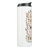 Inspirational Botanical Growth Saying Thermosbeker (Gedraaid links)