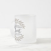 Inspirational Christian Bible Verse  Matglas Koffiemok (Voorkant links)