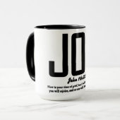 Inspirational Christian Bible Verse Mok (Voorkant links)