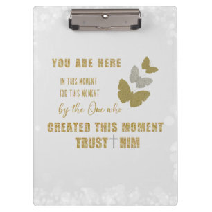 Inspirational Christian Quote Clipboard Klembord
