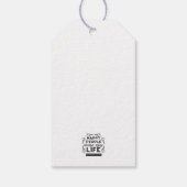 Inspirational Christian Quote from Proverbs 15:15 Cadeaulabel (Achterkant)