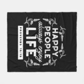 Inspirational Christian Quote from Proverbs 15:15 Fleece Deken (Voorkant (Horizontaal))