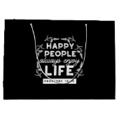 Inspirational Christian Quote from Proverbs 15:15 Groot Cadeauzakje (Achterkant)