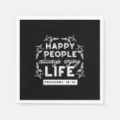 Inspirational Christian Quote from Proverbs 15:15 Servet (Voorkant)