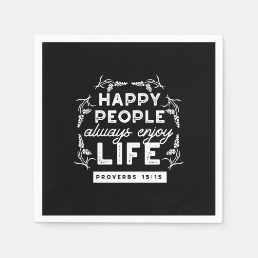 Inspirational Christian Quote from Proverbs 15:15 Servet (Voorkant)