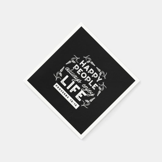 Inspirational Christian Quote from Proverbs 15:15 Servet (Hoek)