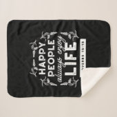 Inspirational Christian Quote from Proverbs 15:15 Sherpa Deken (Voorkant (horizontaal))