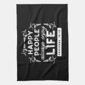 Inspirational Christian Quote from Proverbs 15:15 Theedoek (Verticaal)