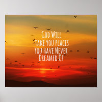 Inspirational Christian Quote: God Will