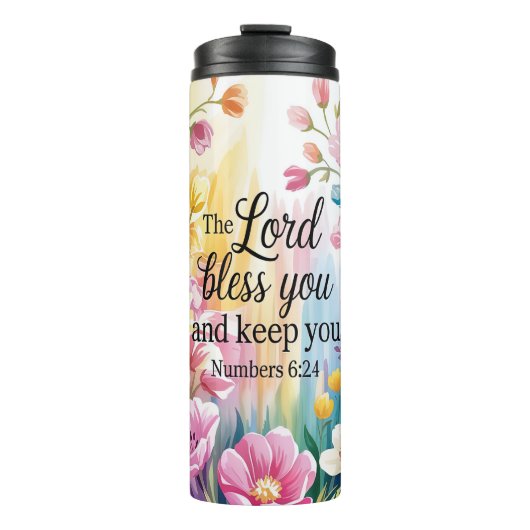 Inspirational Christian Scripture Tumbler Thermosbeker (Voorkant)
