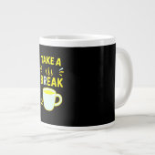 Inspirational Coffee Mug for Office Grote Koffiekop (Voorkant rechts)