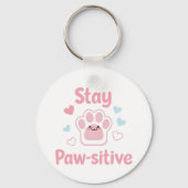 Inspirational Dog and Cat Lover Quote Sleutelhanger (Voorkant)