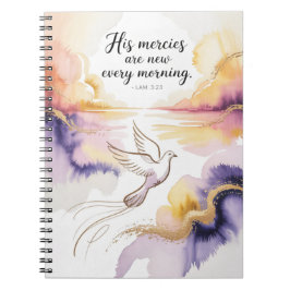 Inspirational Dove Journal - Uplifting Watercolor  Notitieboek