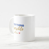 Inspirational “Everything Is Possible” Mug Koffiemok (Voorkant links)