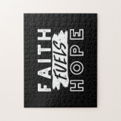 Inspirational Faith Quote – Faith Fuels Hope Legpuzzel (Verticaal)