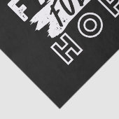 Inspirational Faith Quote – Faith Fuels Hope Tissuepapier (Detail)