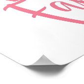 Inspirational "Fearless and Fabulous" Quote Poster (Hoek)