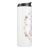 Inspirational Feminine Strength Quote Thermosbeker (Gedraaid links)