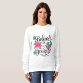 Inspirational Floral Women’s Sweatshirt (Voorkant volledig)