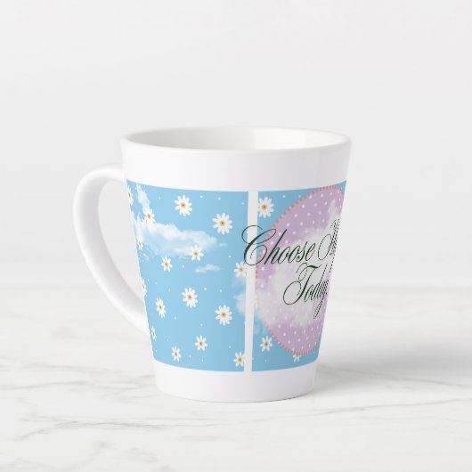 inspirational flower mug design latte mok (Linkerhoek)